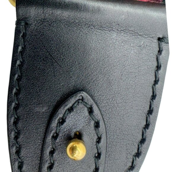 Christian Dior  Studded Bohemian Oblique Embroidered Canvas Shoulder Strap Red main image 8